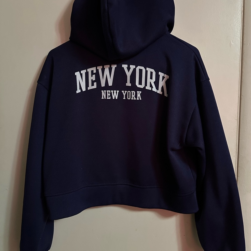 Navy Blue New York Hoodie
